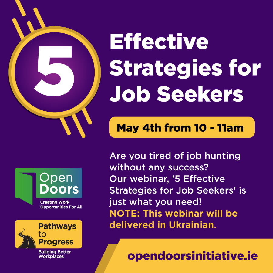 5 Effective Strategies for Job Seekers (Ukrainian) – May 4th